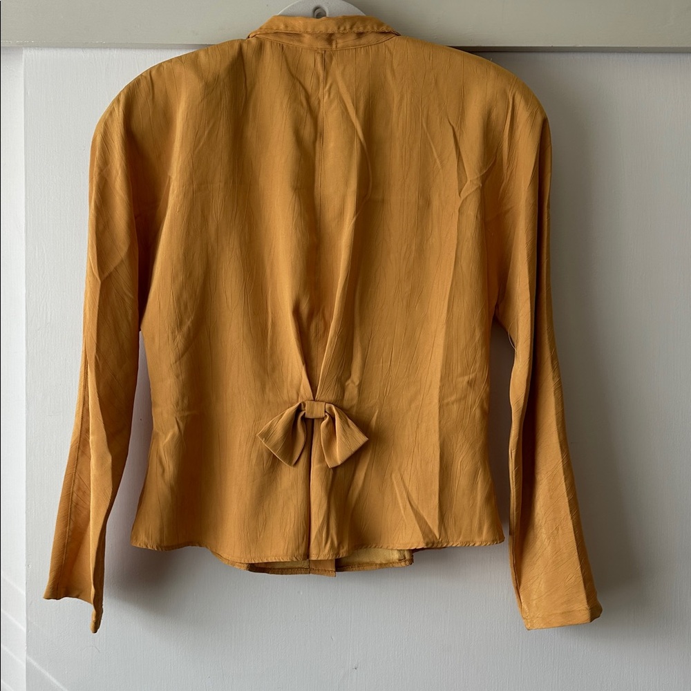Shoulder-padded Button-Up - Picture 2 of 3